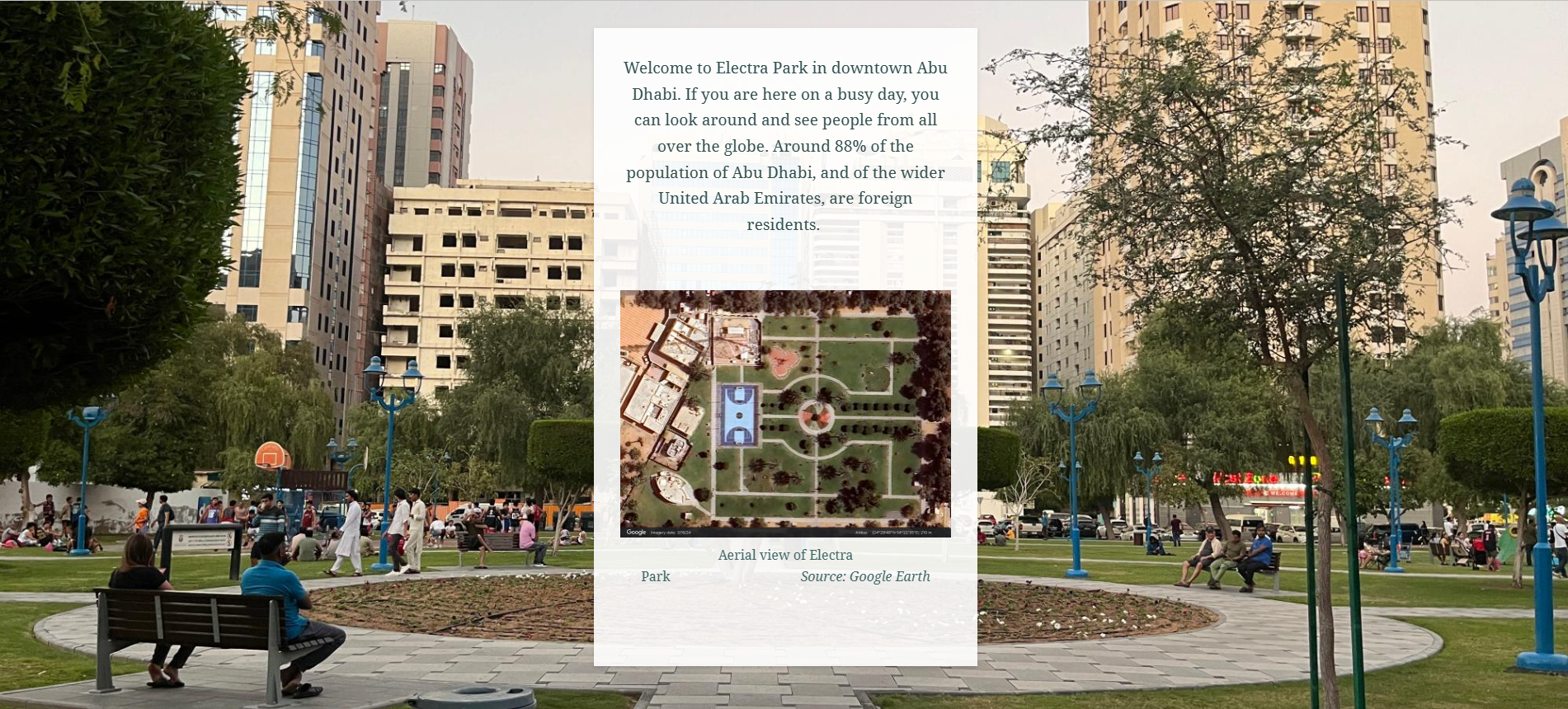 Screenshot of ArcGIS Storymaps website