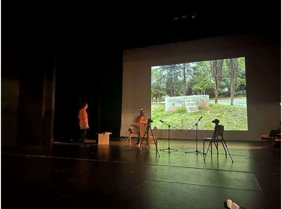 Image of theater set-up